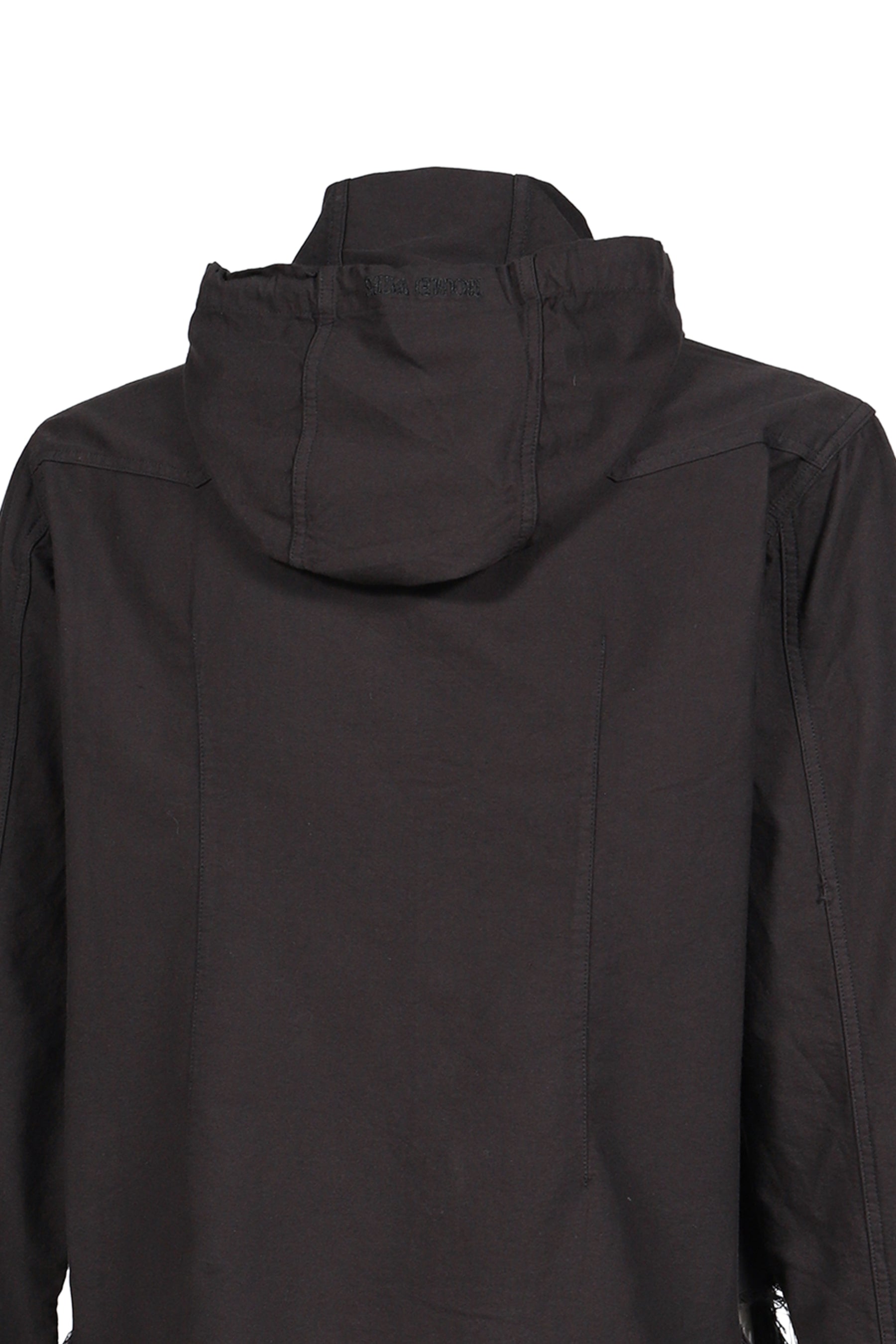 HOODED SHIRT / BLK