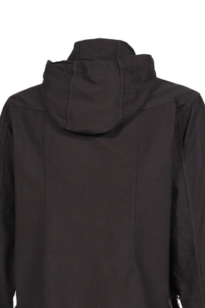 HOODED SHIRT / BLK