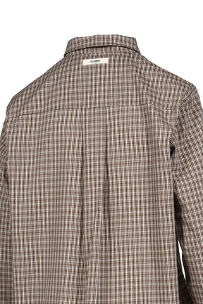 G CLASSIC EMBROIDERED BUTTON-UP SHIRT / BRW