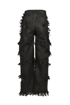 SHRED SKIRT PANTS / BLACK