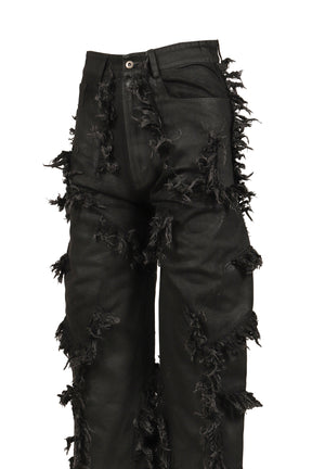 SHRED SKIRT PANTS / BLACK