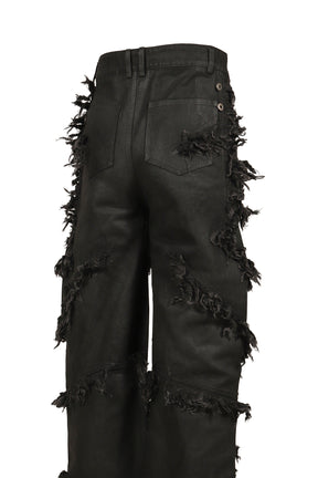 SHRED SKIRT PANTS / BLACK