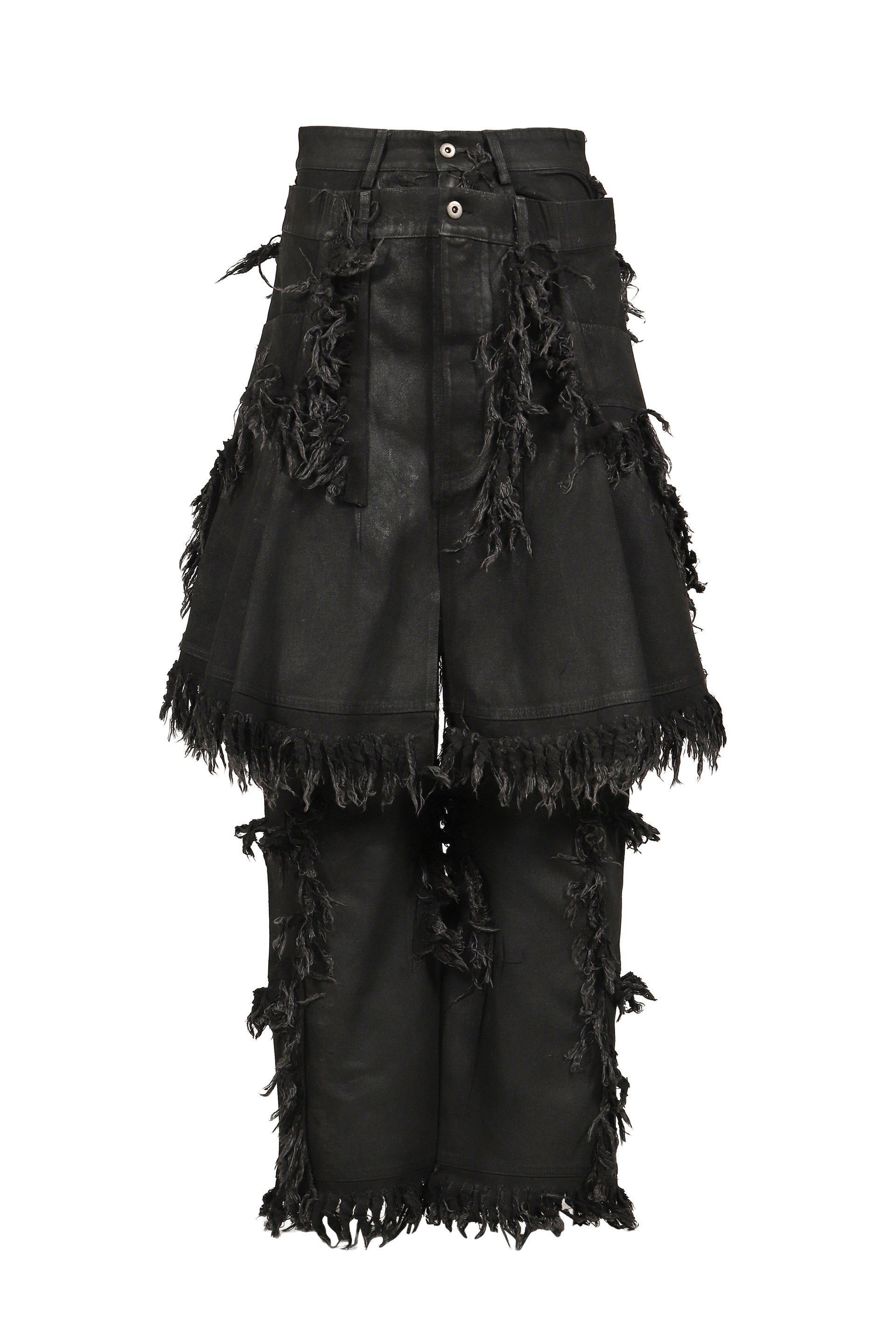 SHRED SKIRT PANTS / BLK