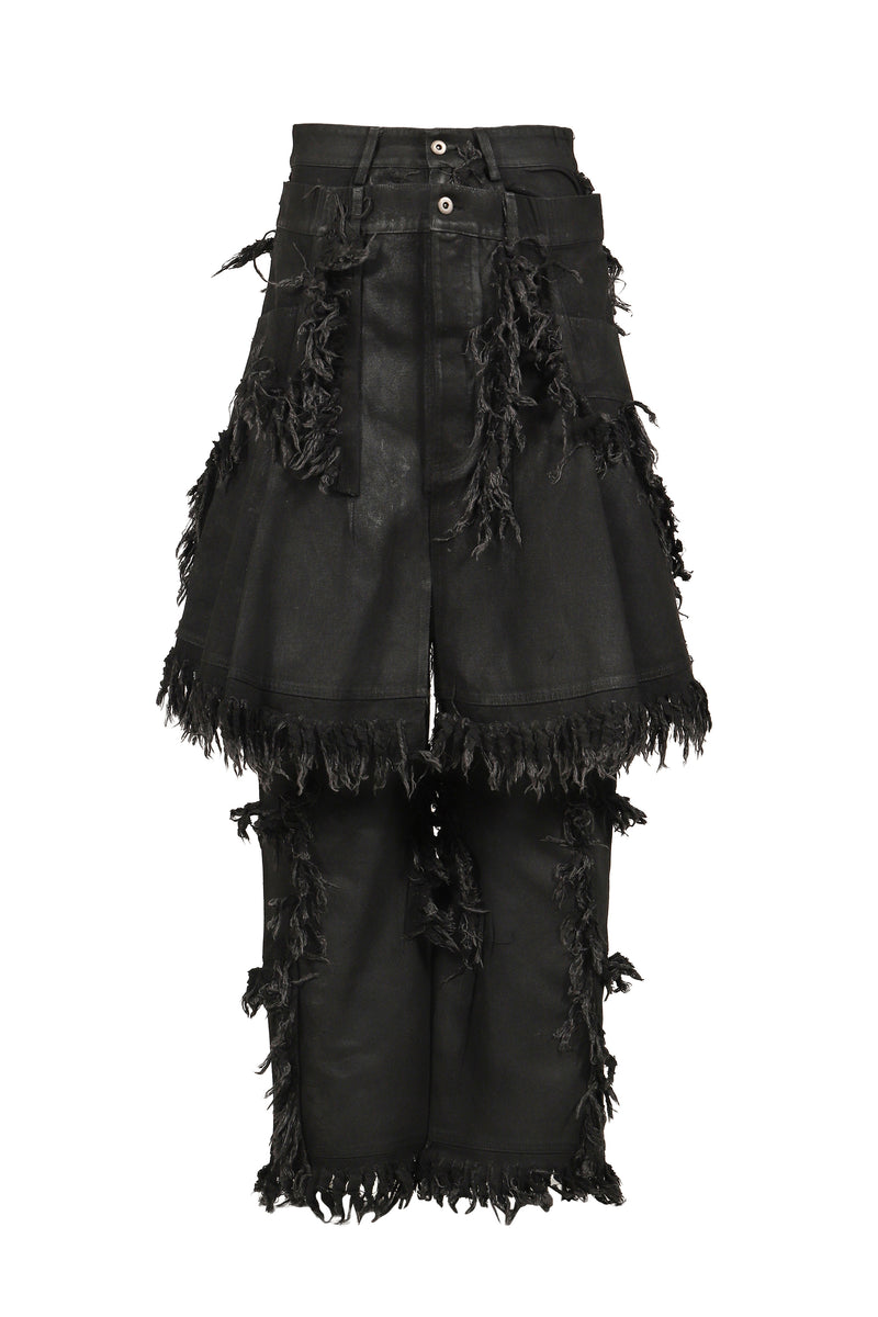 Rick Owens CONCORDIANS FW25 BELA PANTS / BLK - NUBIAN