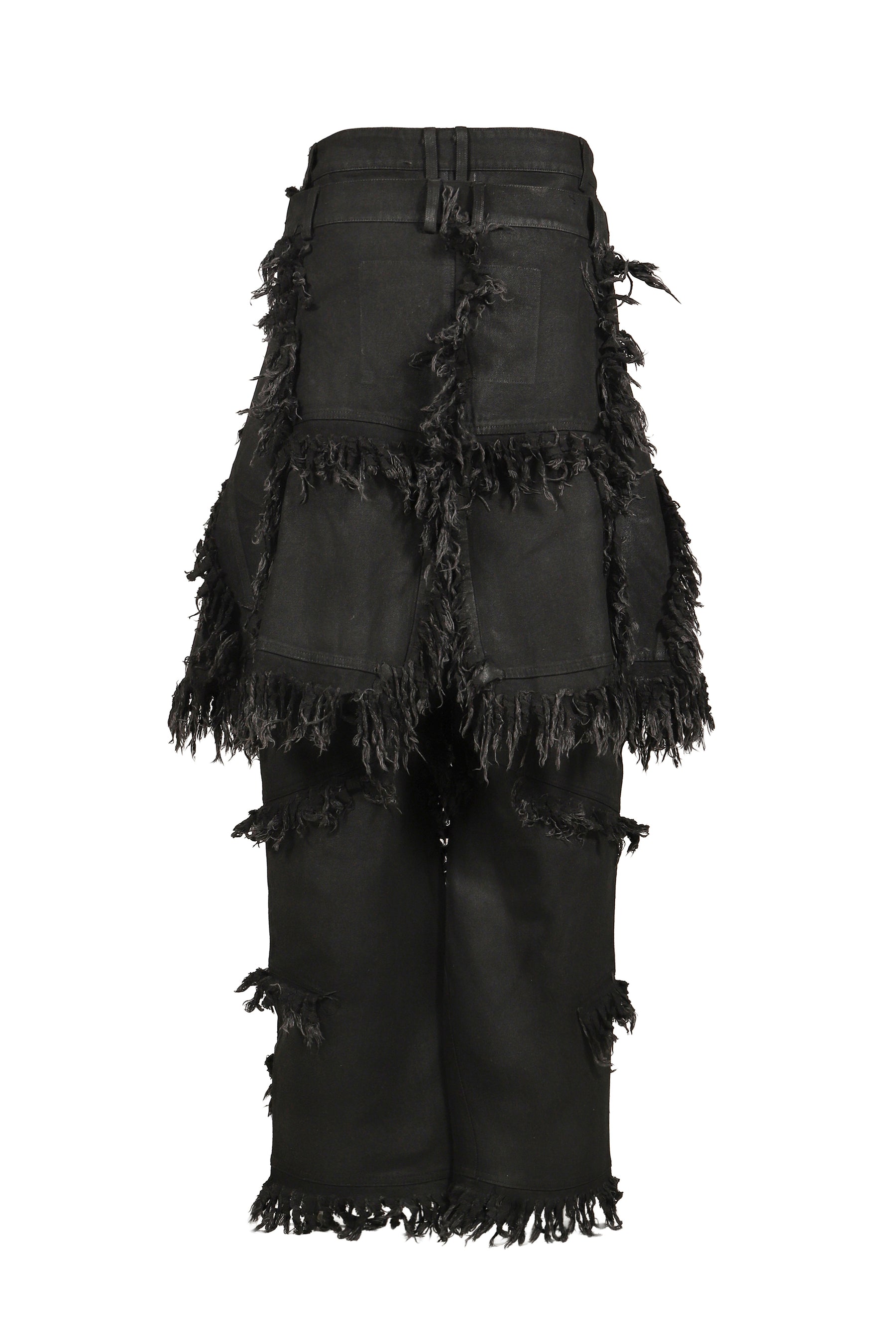 SHRED SKIRT PANTS / BLACK