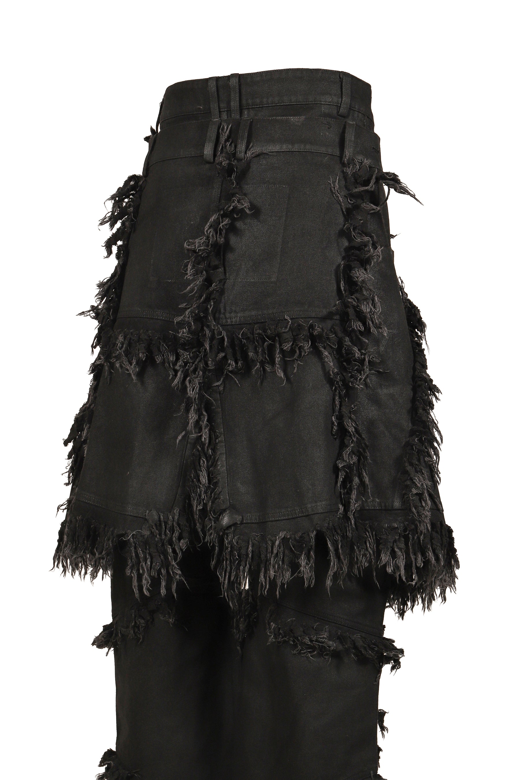 SHRED SKIRT PANTS / BLACK