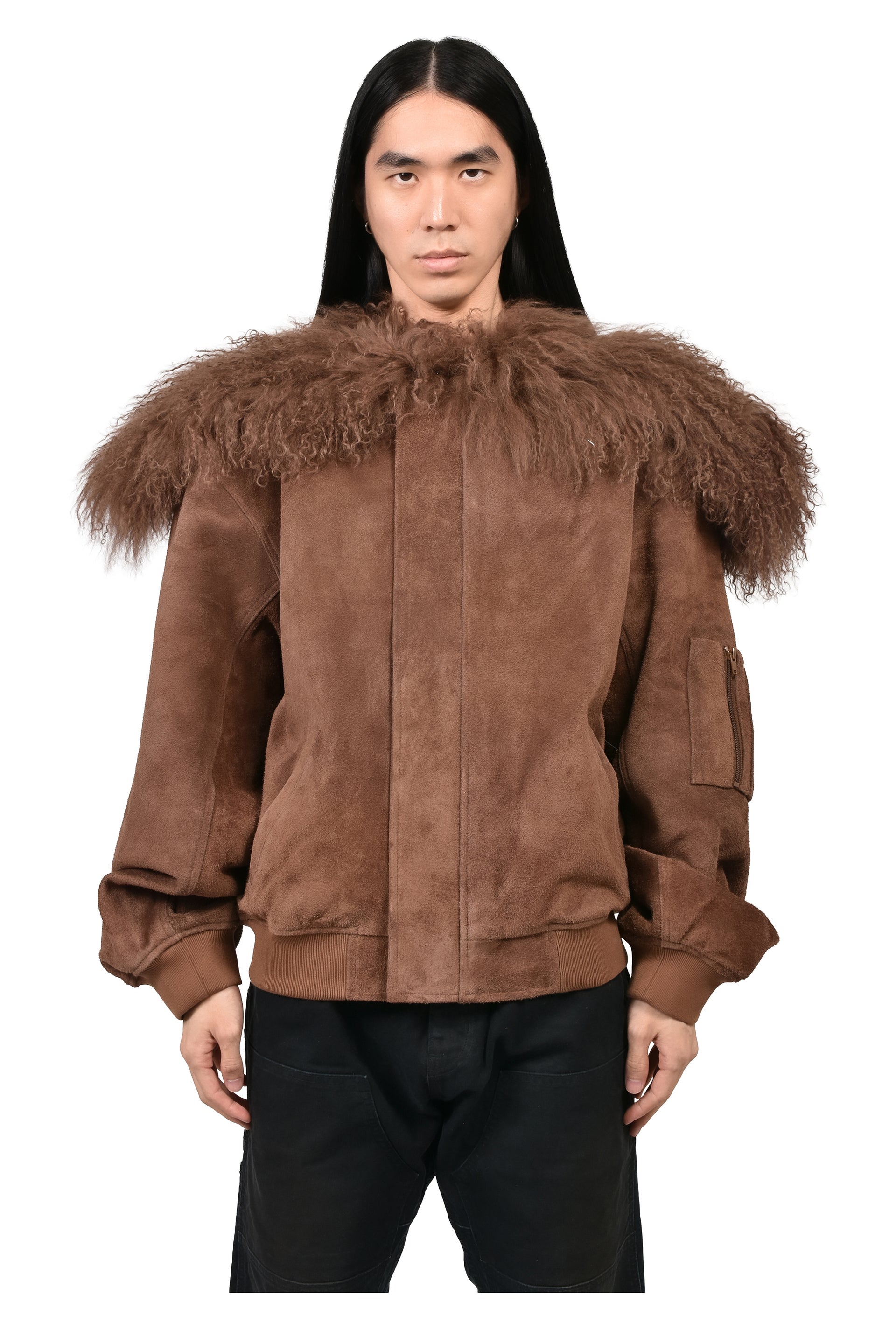 SUEDE BOMBER / BRW