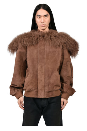 SUEDE BOMBER / BRW