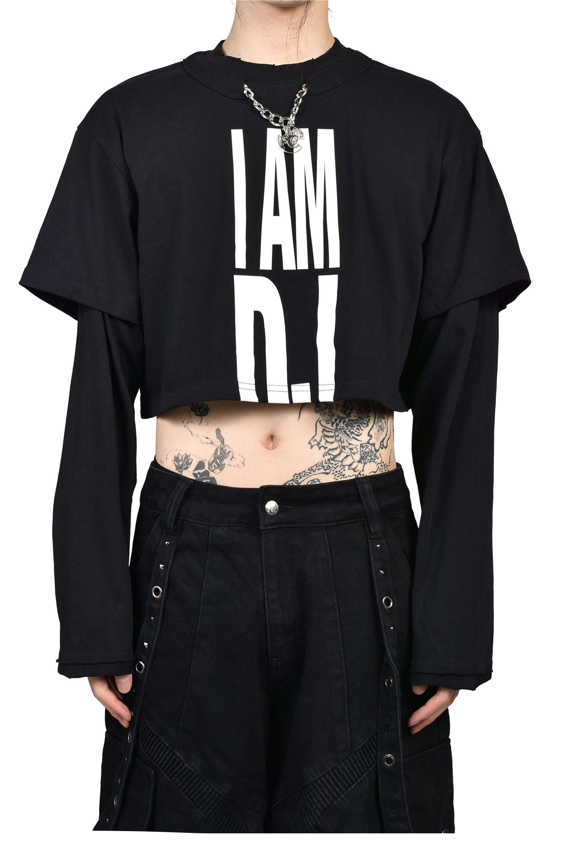 I AM DJ LONGSLEEVE / BLK