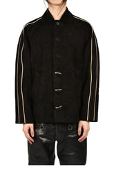 SUEDE ACADEMIE JACKET / BLK IVO