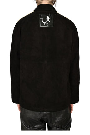 SUEDE ACADEMIE JACKET / BLK IVO