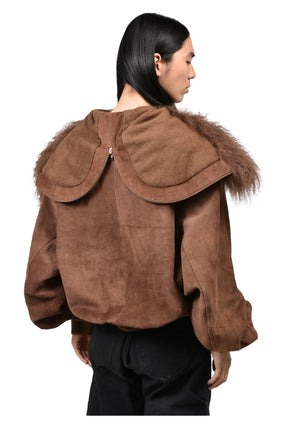 SUEDE BOMBER / BRW