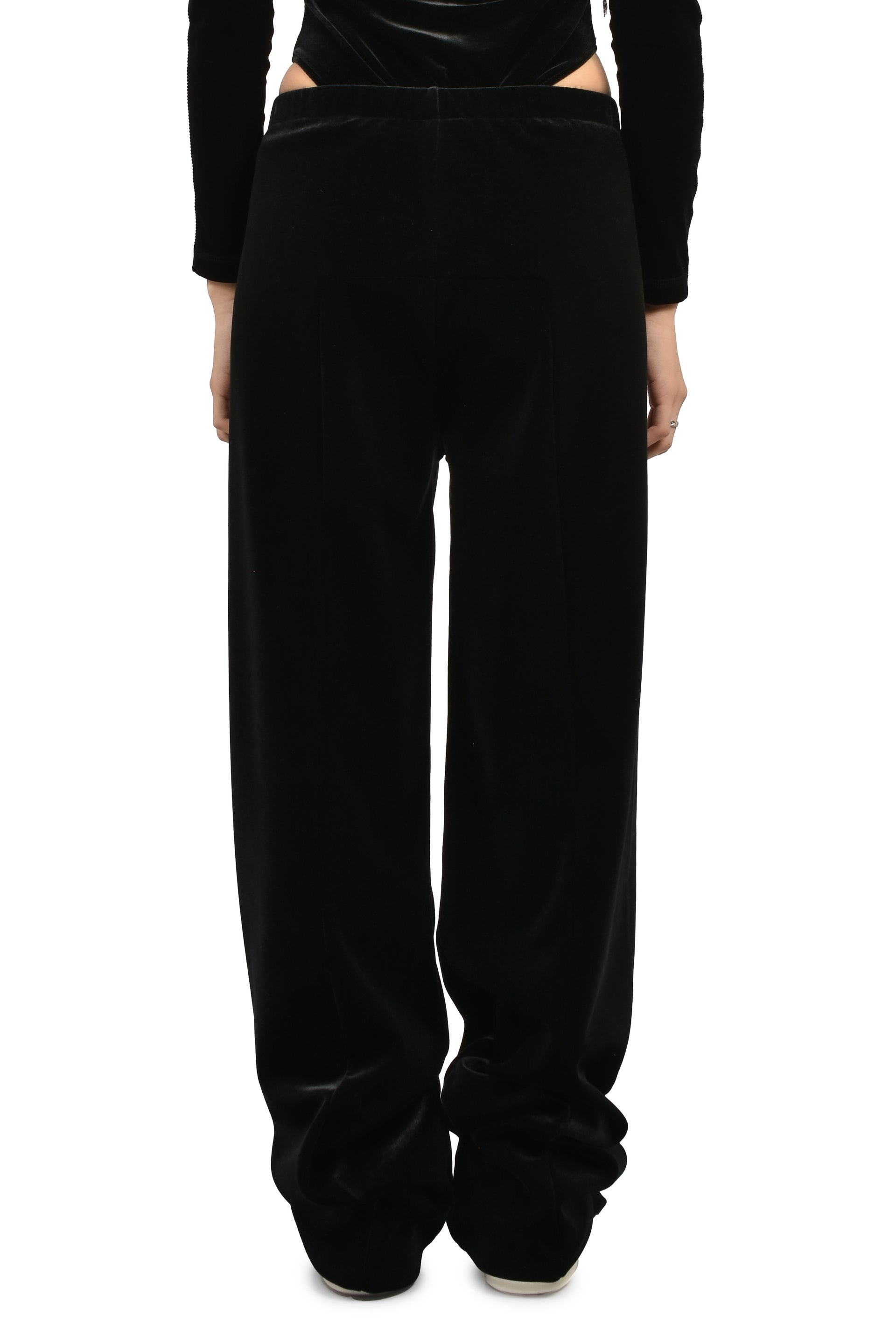 PUSH-UP VELVET PANTS / BLK