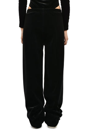 PUSH-UP VELVET PANTS / BLK