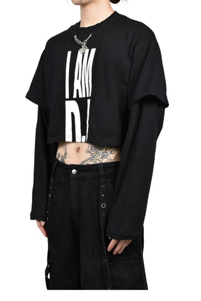 I AM DJ LONGSLEEVE / BLK