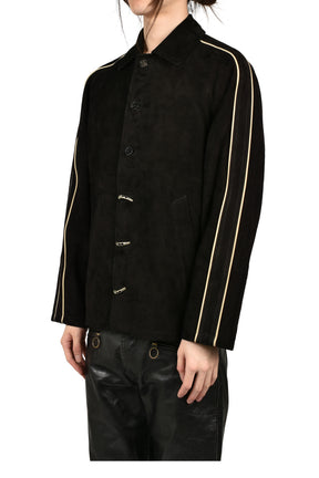 SUEDE ACADEMIE JACKET / BLK IVO