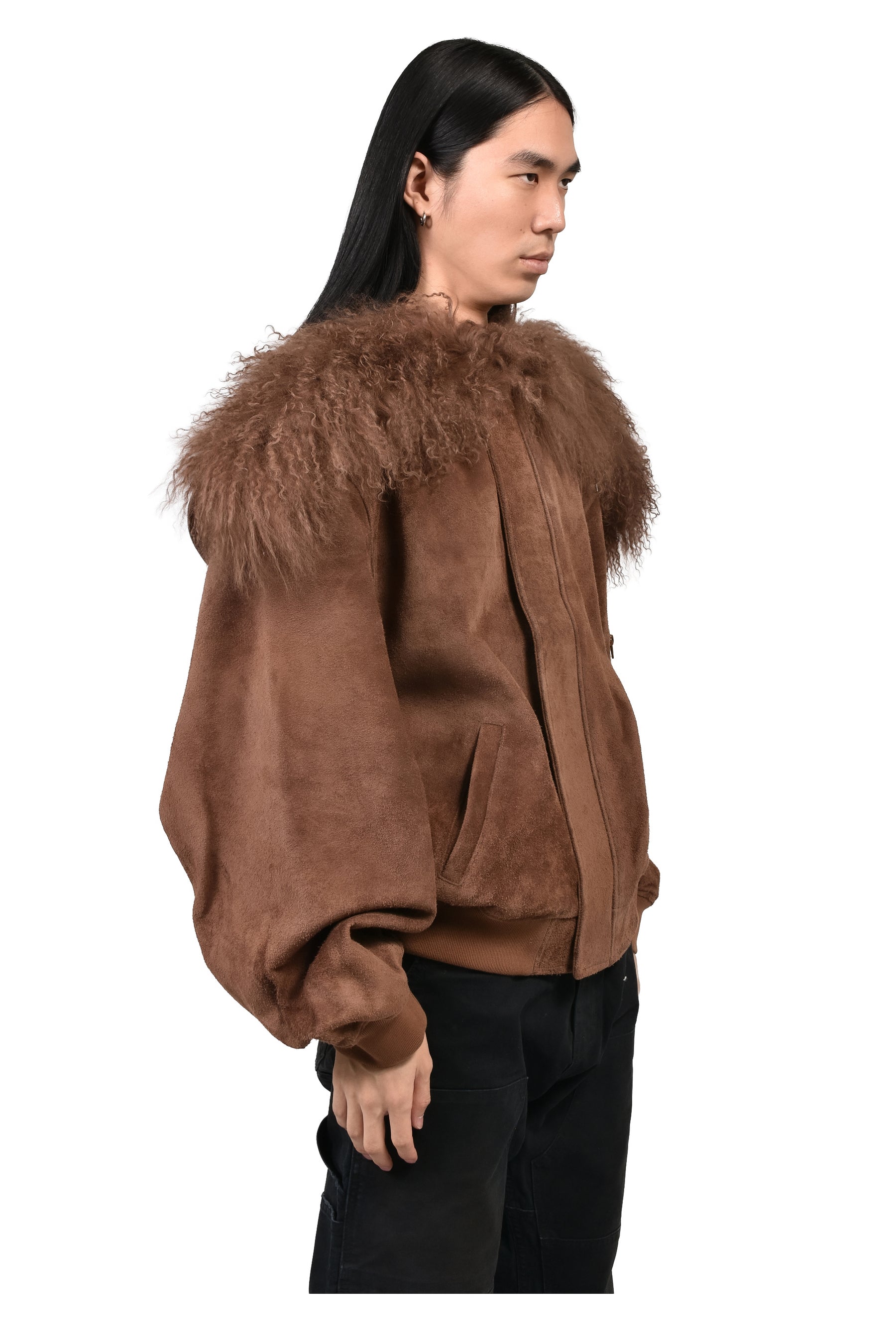 SUEDE BOMBER / BRW