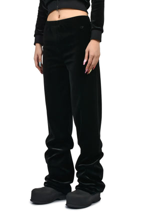 PUSH-UP VELVET PANTS / BLK