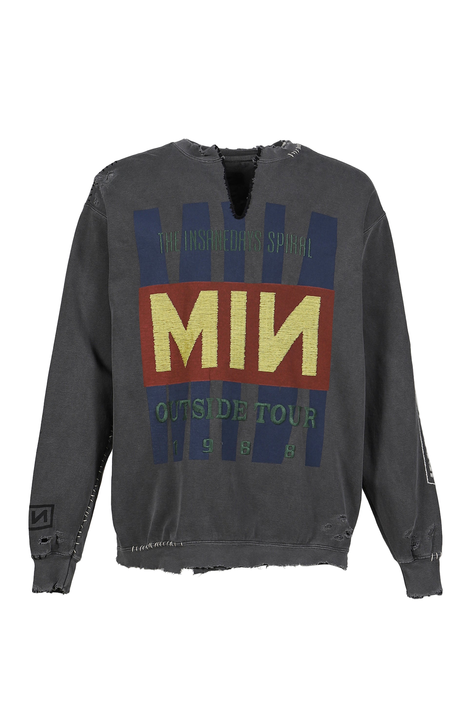 SAINT Mxxxxxx × セントマイケル SS24 CRW SWEAT/JS&LMB / ORG - NUBIAN