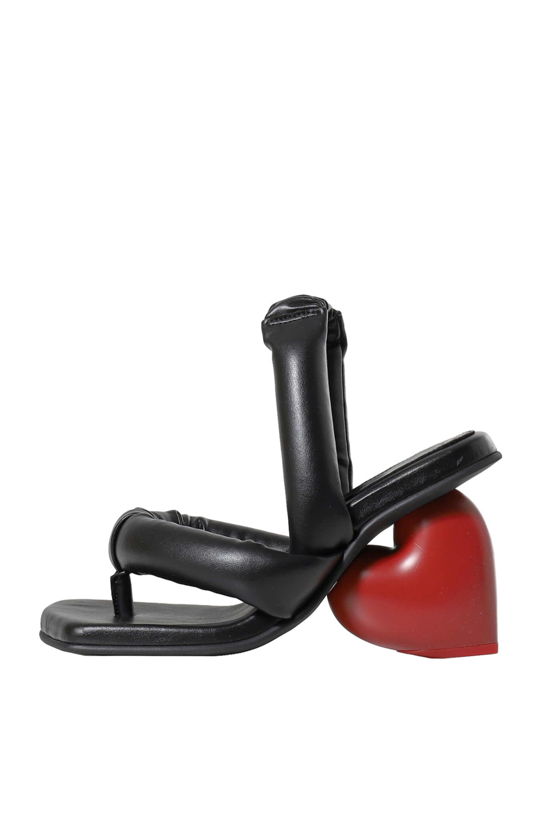 LOVE HEEL / BLACK RED