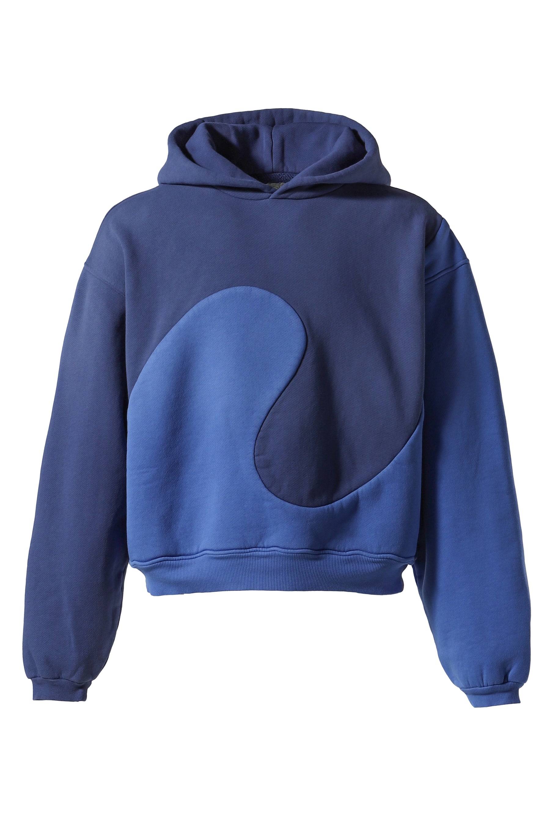 UNISEX CLASSIC SWIRL HOODIE KNIT / BLU BLU