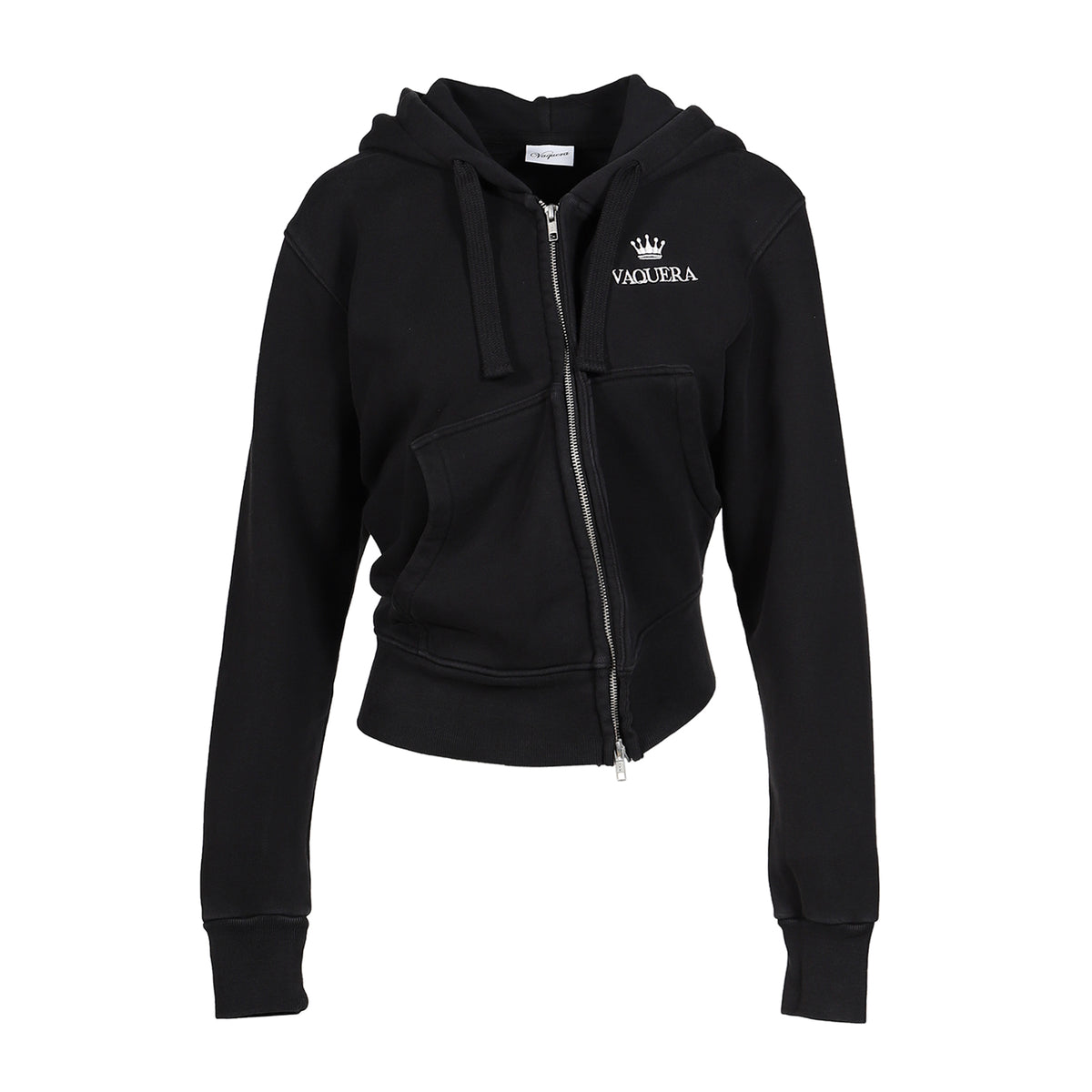 VAQUERA ヴァケラ FW26 TWISTED HOODIE KNIT / BLK - NUBIAN ヌビアン