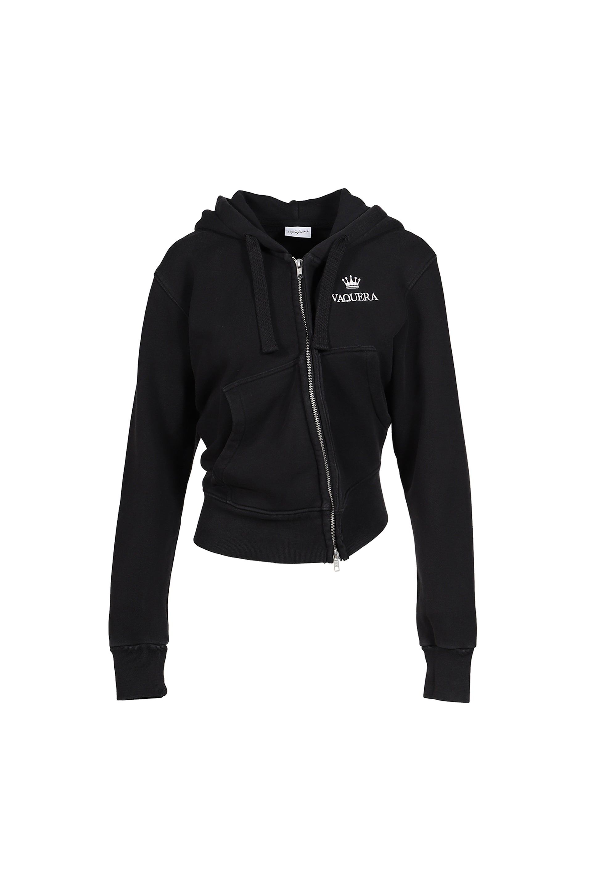 TWISTED HOODIE KNIT / BLK