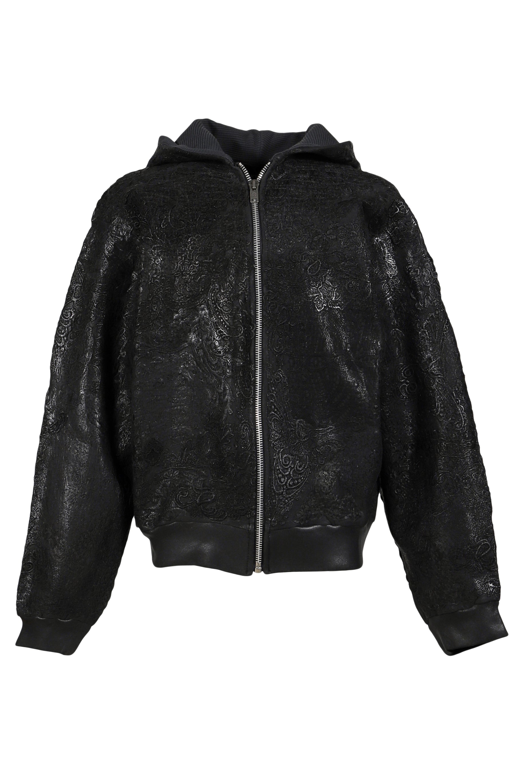 SMOG ZIP UP HOODIE / BLK