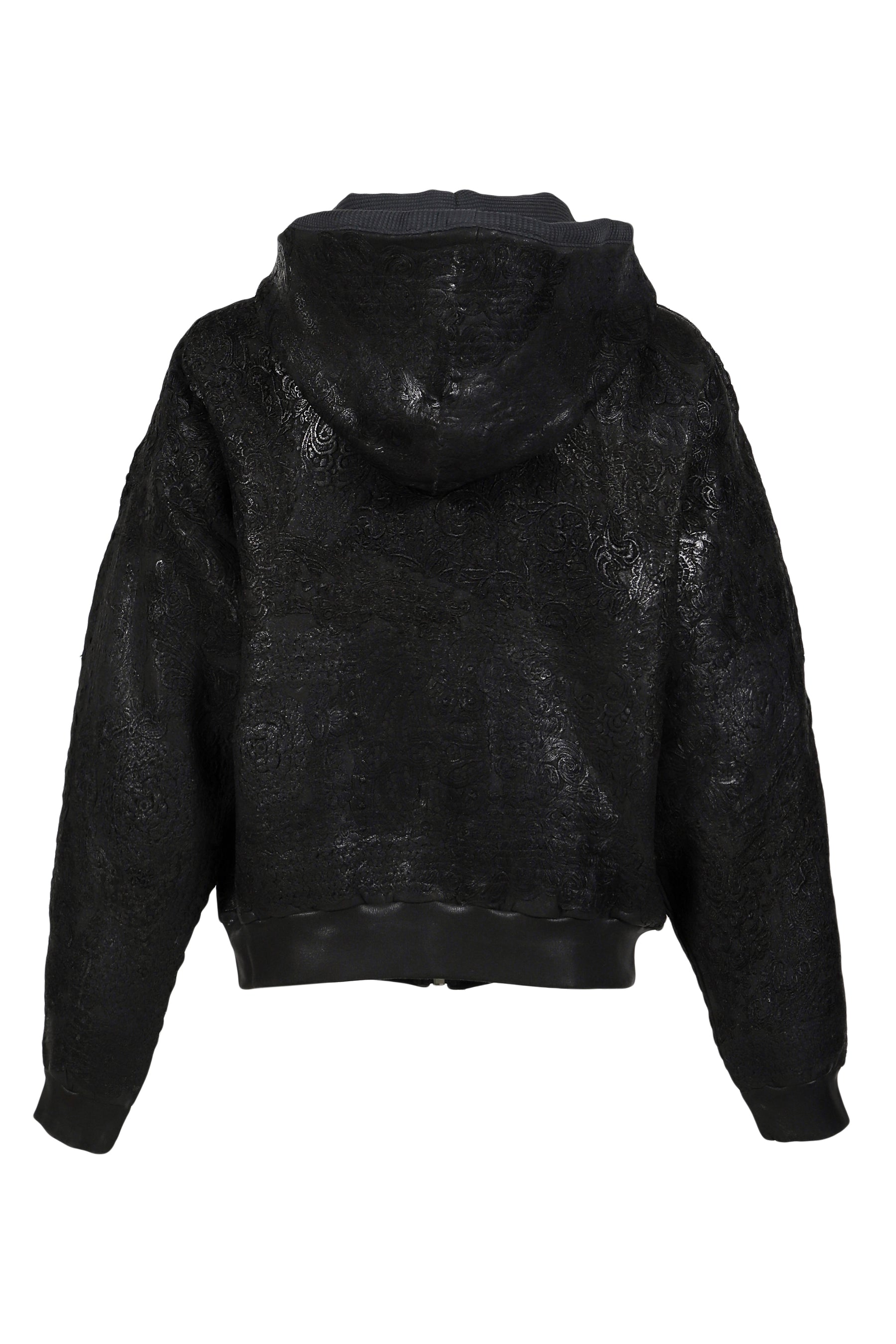 SMOG ZIP UP HOODIE / BLK