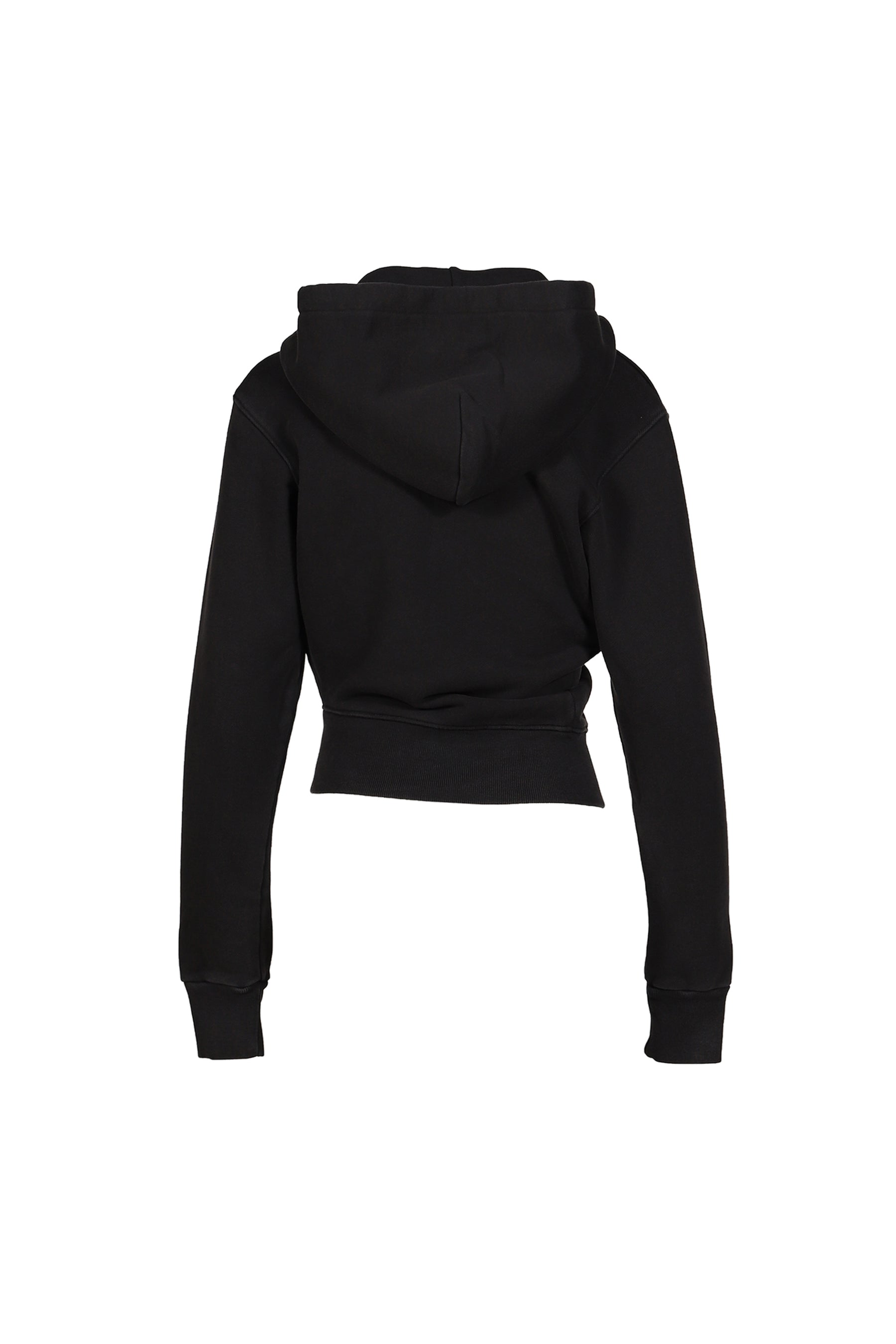 TWISTED HOODIE KNIT / BLK