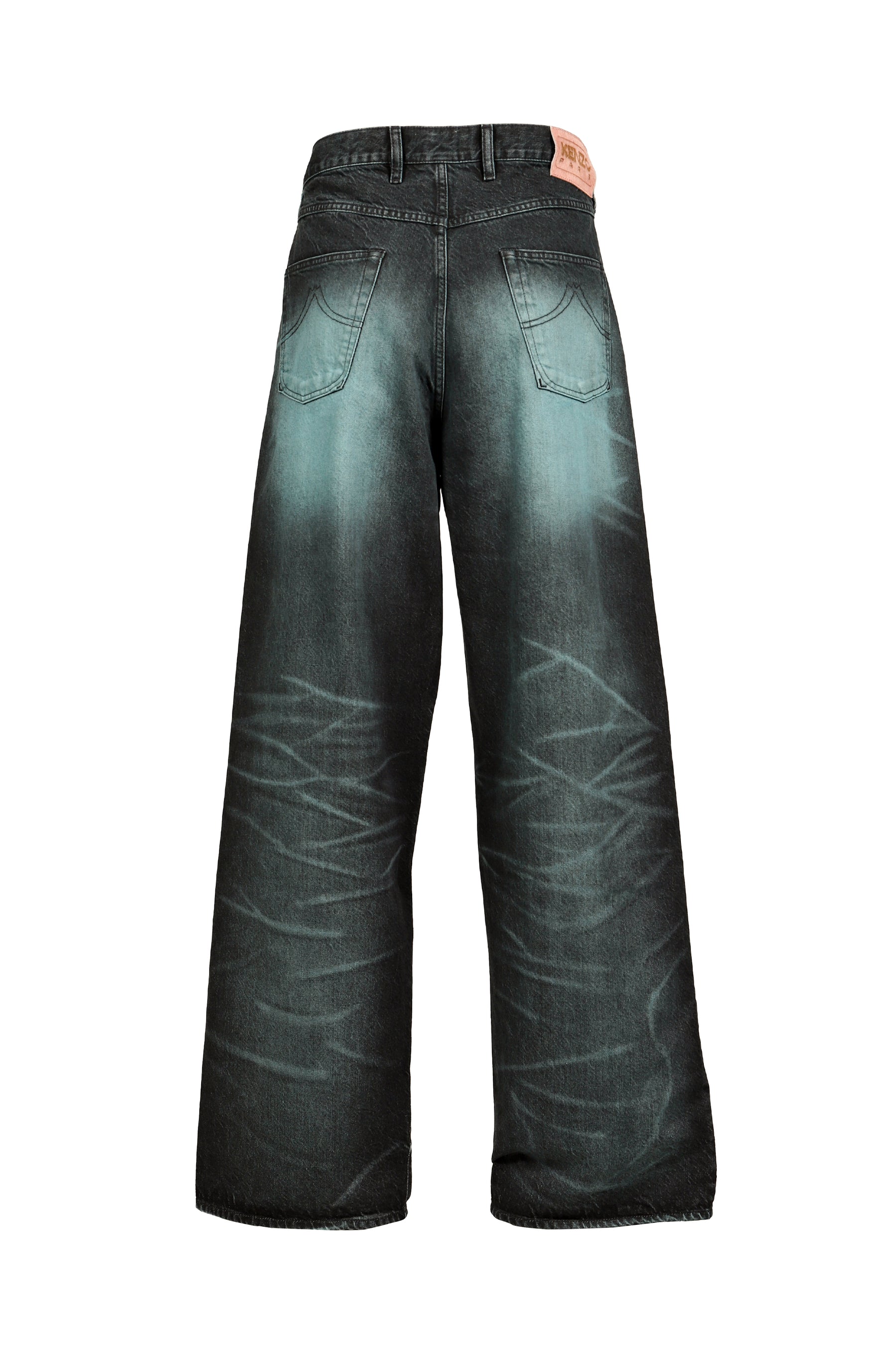 KENZO ケンゾー SS26 TURN UP WIDE FIT JEANS / GLACIER - NUBIAN ヌビアン