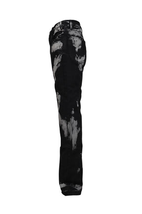 BLEACH STRAIGHT LEG PANT / BLK BLEACH