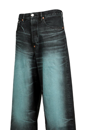 KENZO ケンゾー SS26 TURN UP WIDE FIT JEANS / GLACIER - NUBIAN ヌビアン