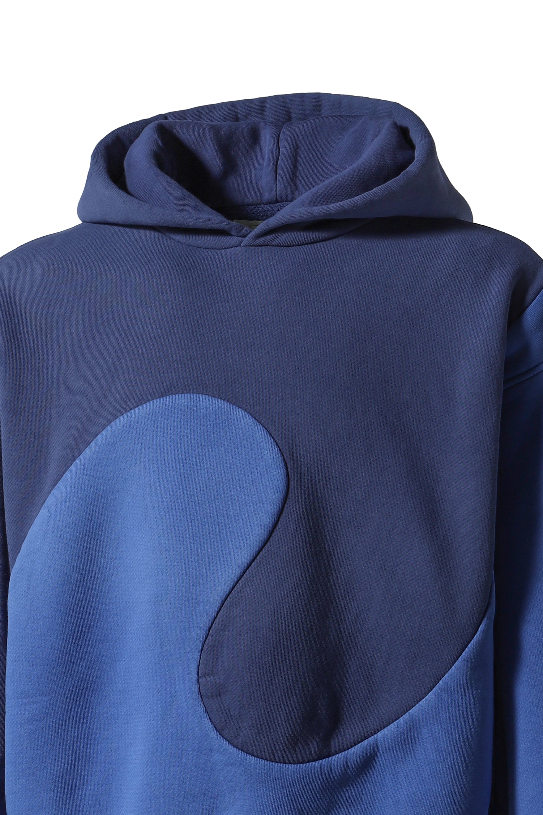 UNISEX CLASSIC SWIRL HOODIE KNIT / BLU BLU