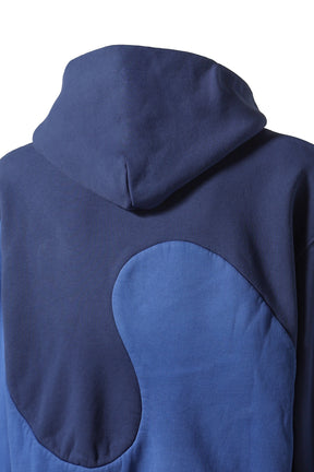 UNISEX CLASSIC SWIRL HOODIE KNIT / BLU BLU