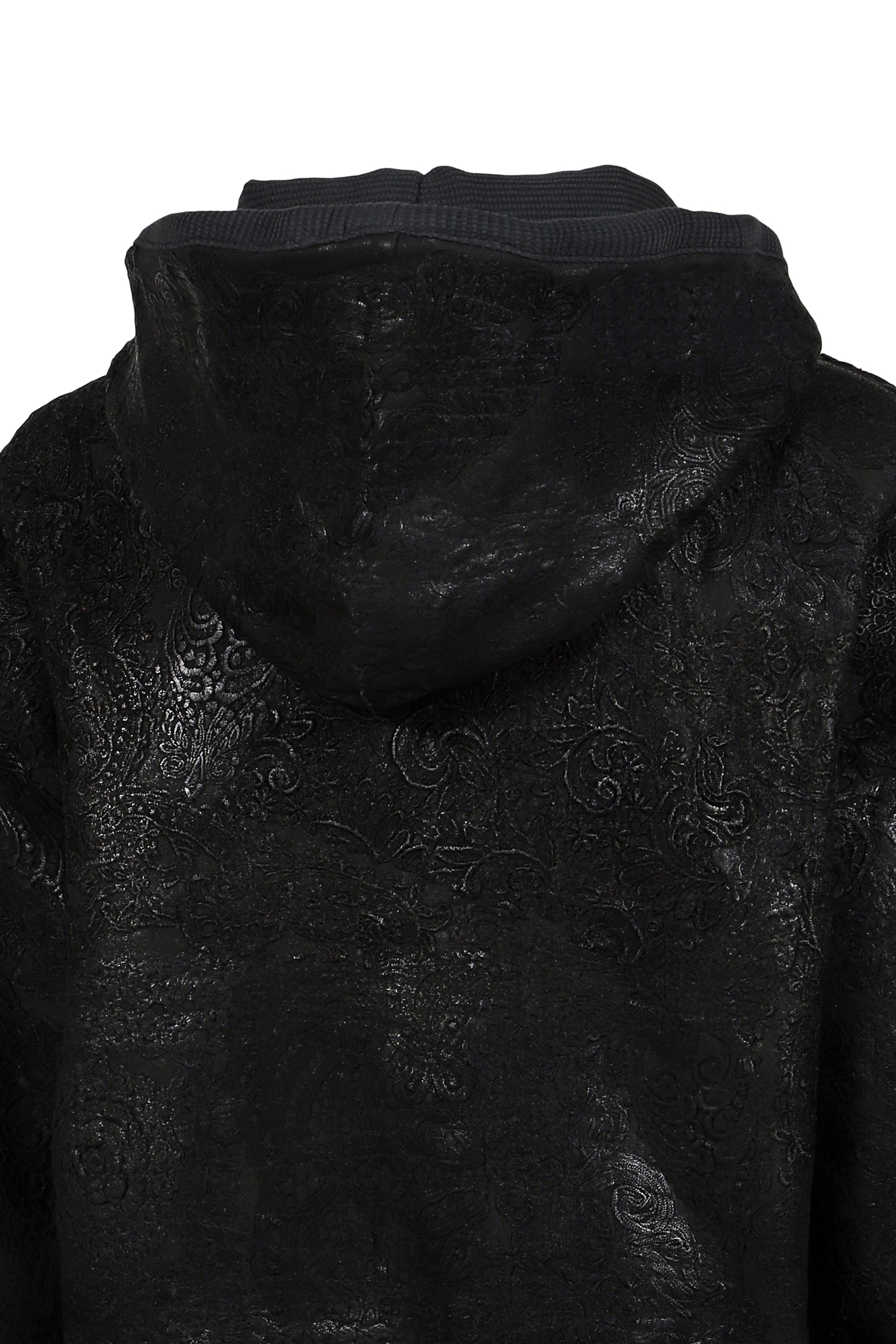 SMOG ZIP UP HOODIE / BLK