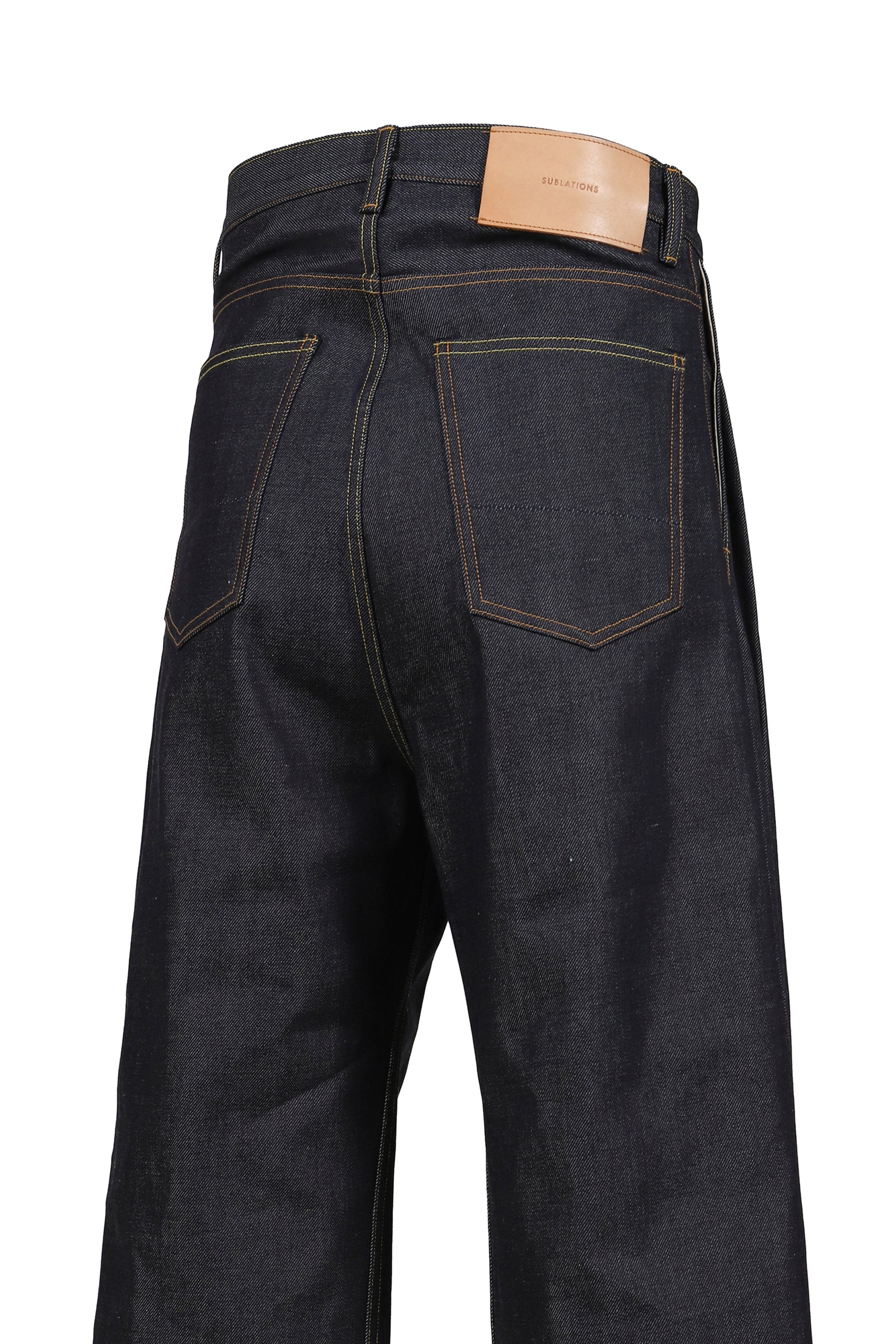 SUBLATIONS 2TUCK WIDE DENIM PANTS -ENTASIS Mk-Ⅱ- / RIGID INDIGO