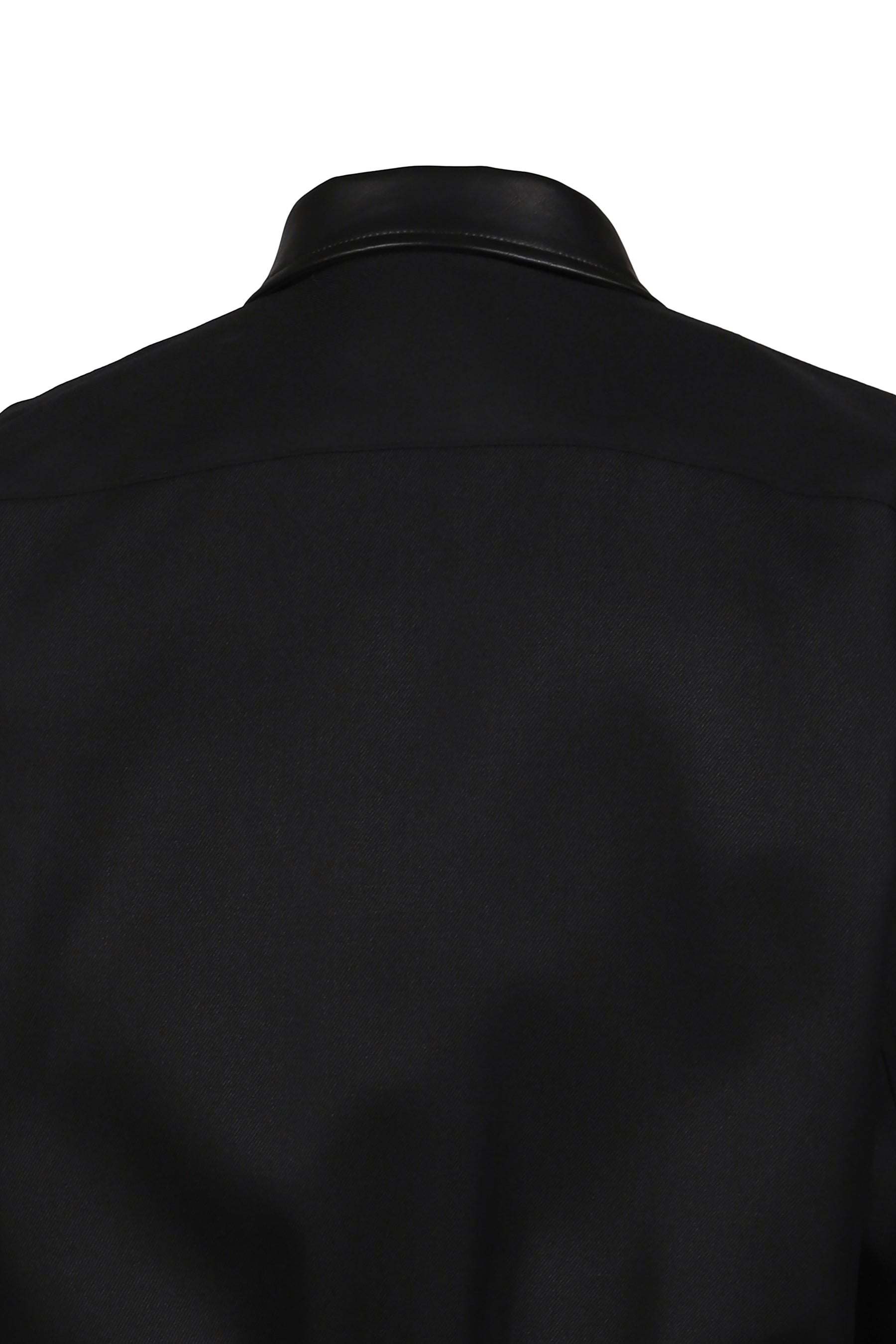 STUDDED WOOL BOMBER / BLK