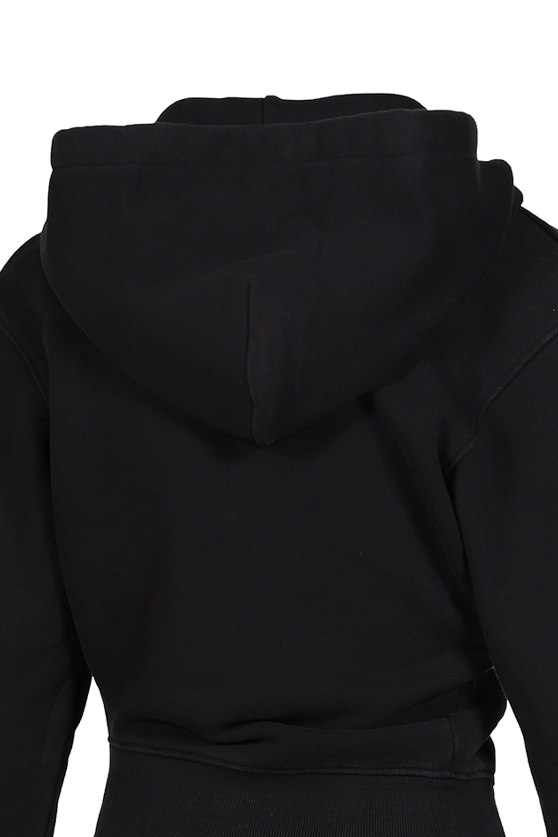 TWISTED HOODIE KNIT / BLK