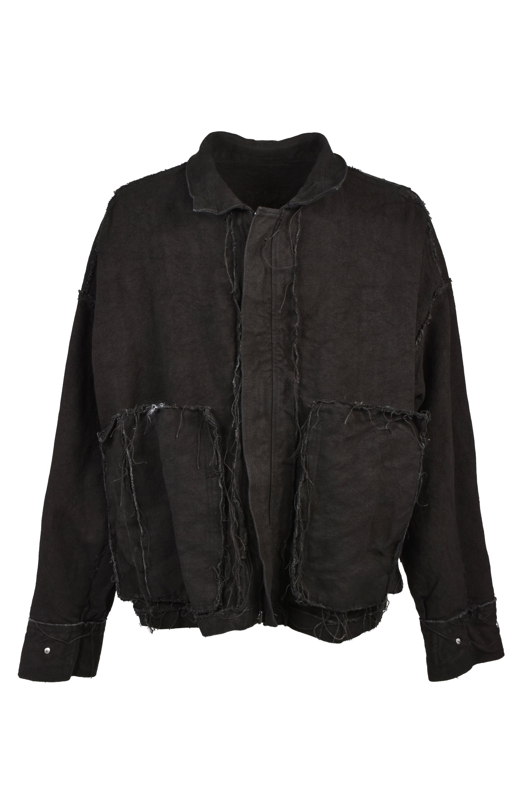 BIBLIOTHERK BIBLIOTHEQUE SS26 REVERSIBLE JACKET / BLK - NUBIAN