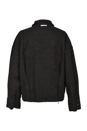 BIBLIOTHERK BIBLIOTHEQUE SS26 REVERSIBLE JACKET / BLK - NUBIAN