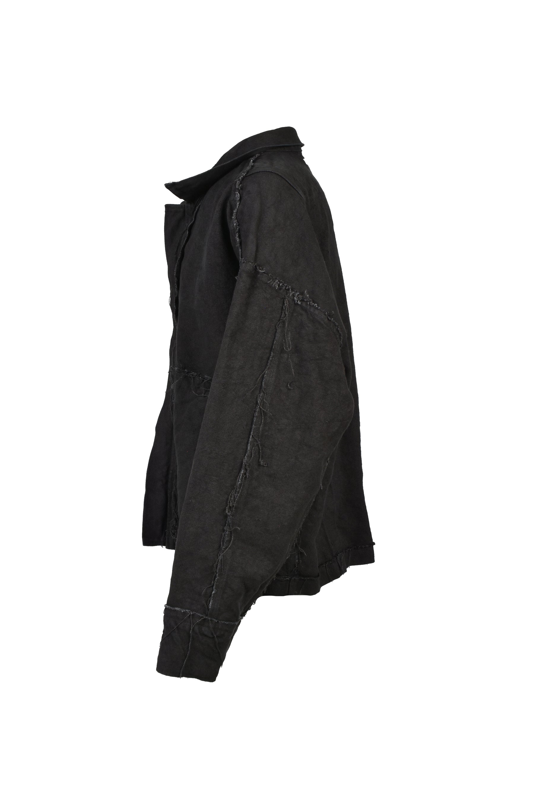 BIBLIOTHERK BIBLIOTHEQUE SS26 REVERSIBLE JACKET / BLK - NUBIAN