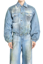 DENIM BOMBER / BLU