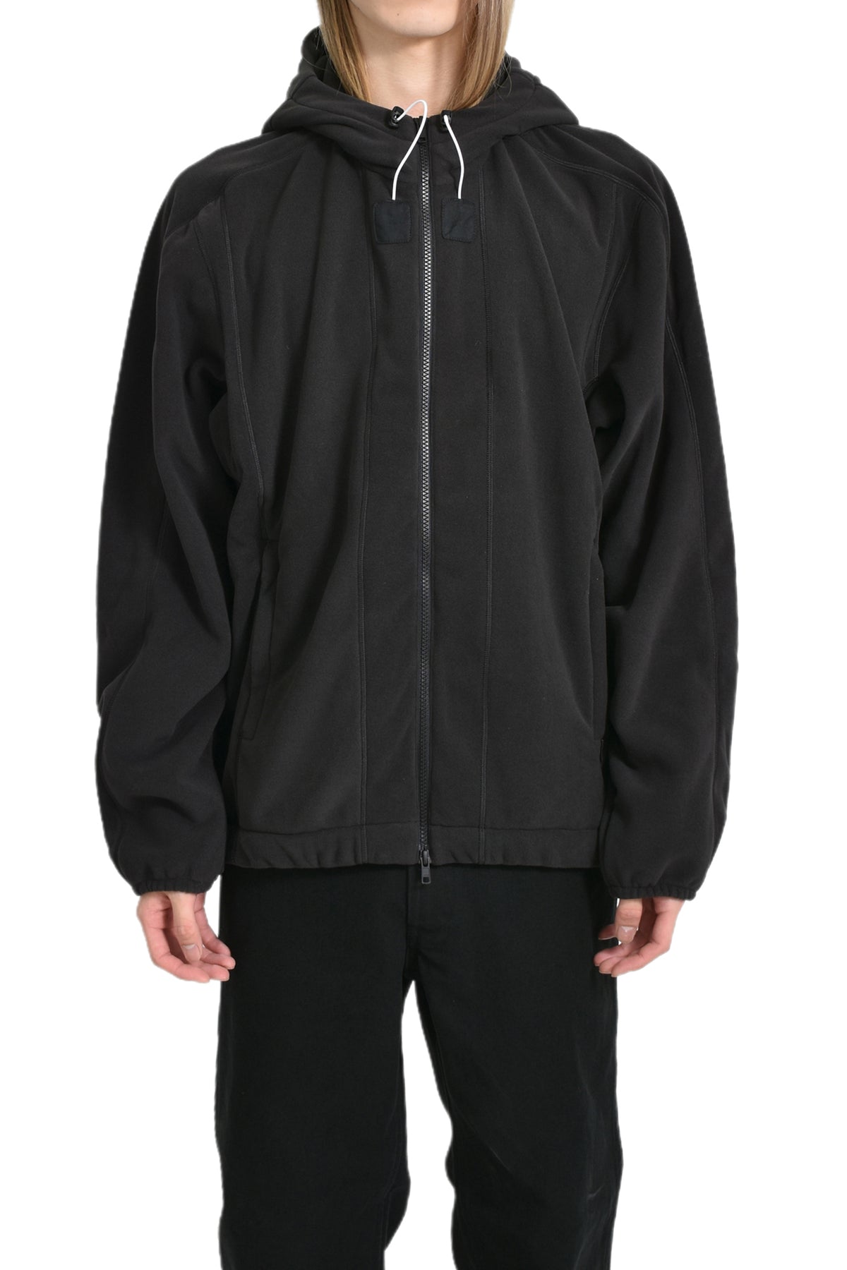 POLARTEC® FLEECE HOODIE JUMPER / BLK 01