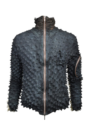 SPIKY FLIGHT JACKET / SMOKE BLK