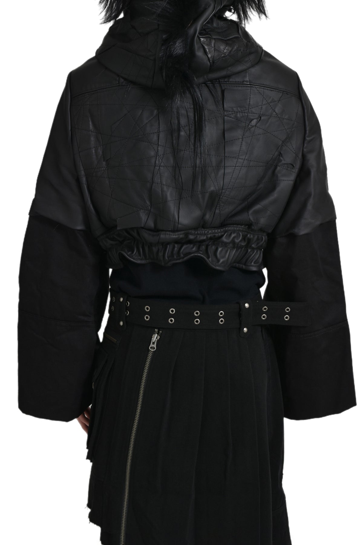 DRAGONCELLO CROPPED JACKET / BLK