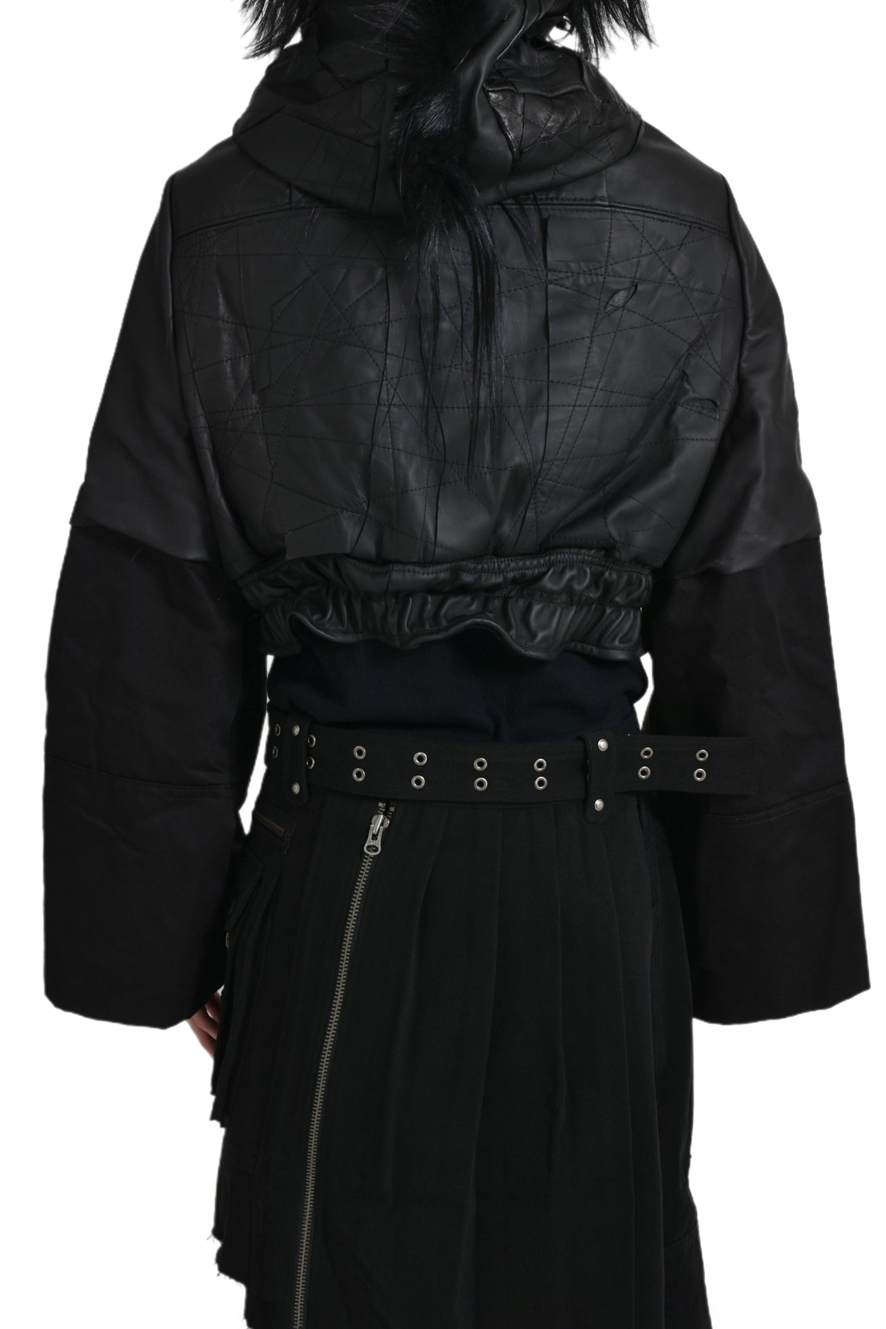 DRAGONCELLO CROPPED JACKET / BLK