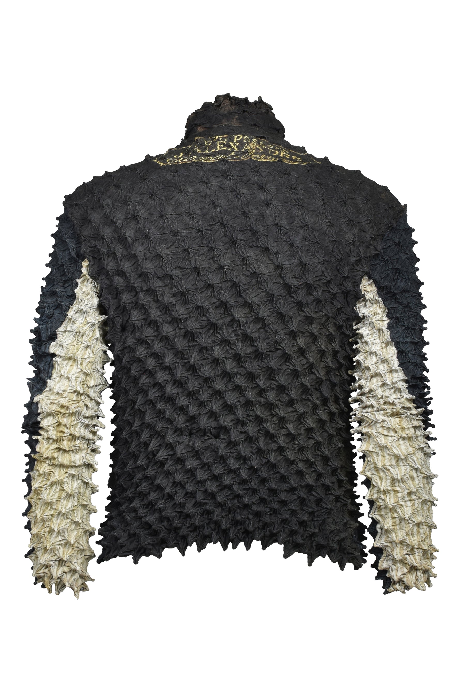 SPIKY FLIGHT JACKET / SMOKE BLK