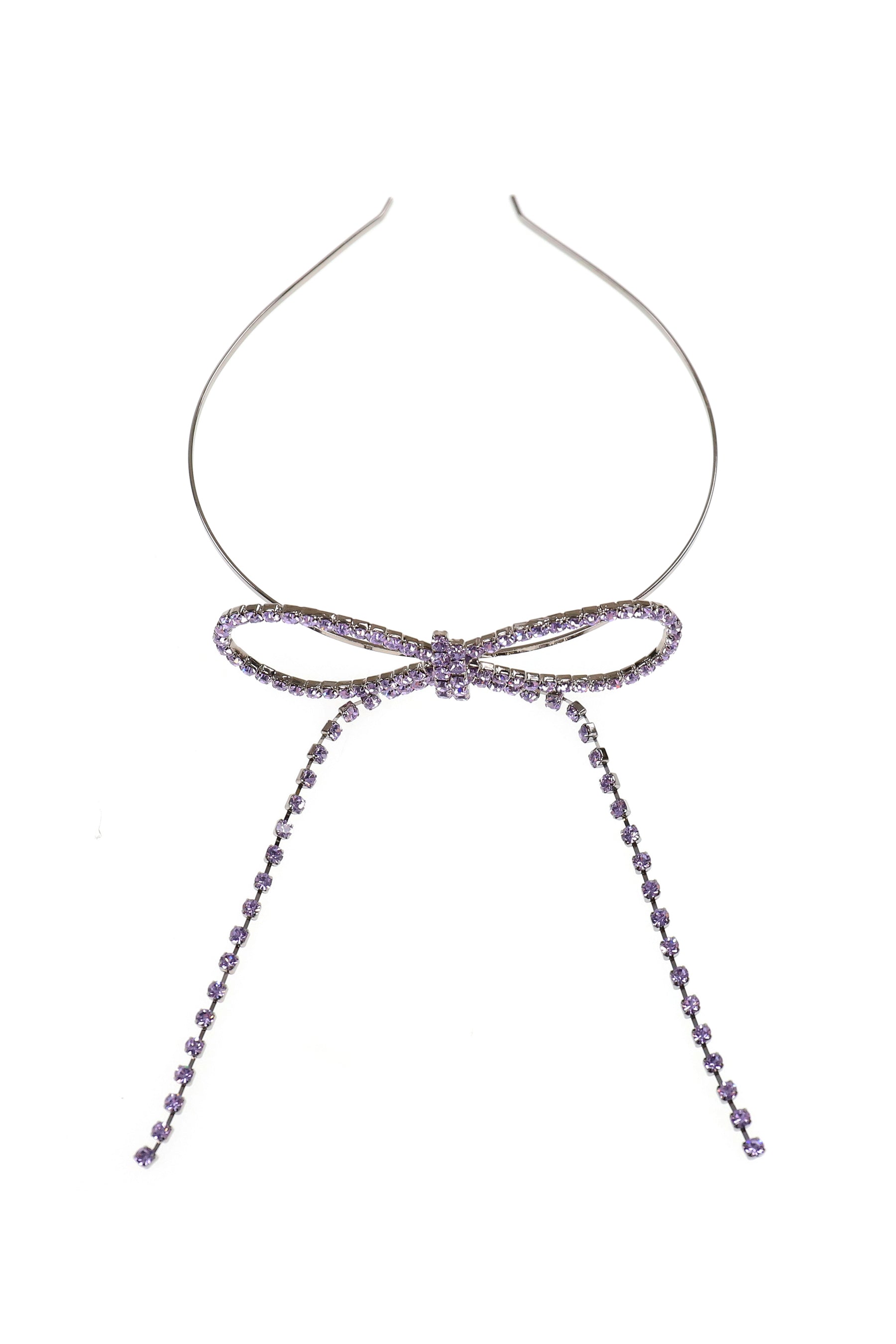 BIG RIBBON HAIRBAND / VIOLET