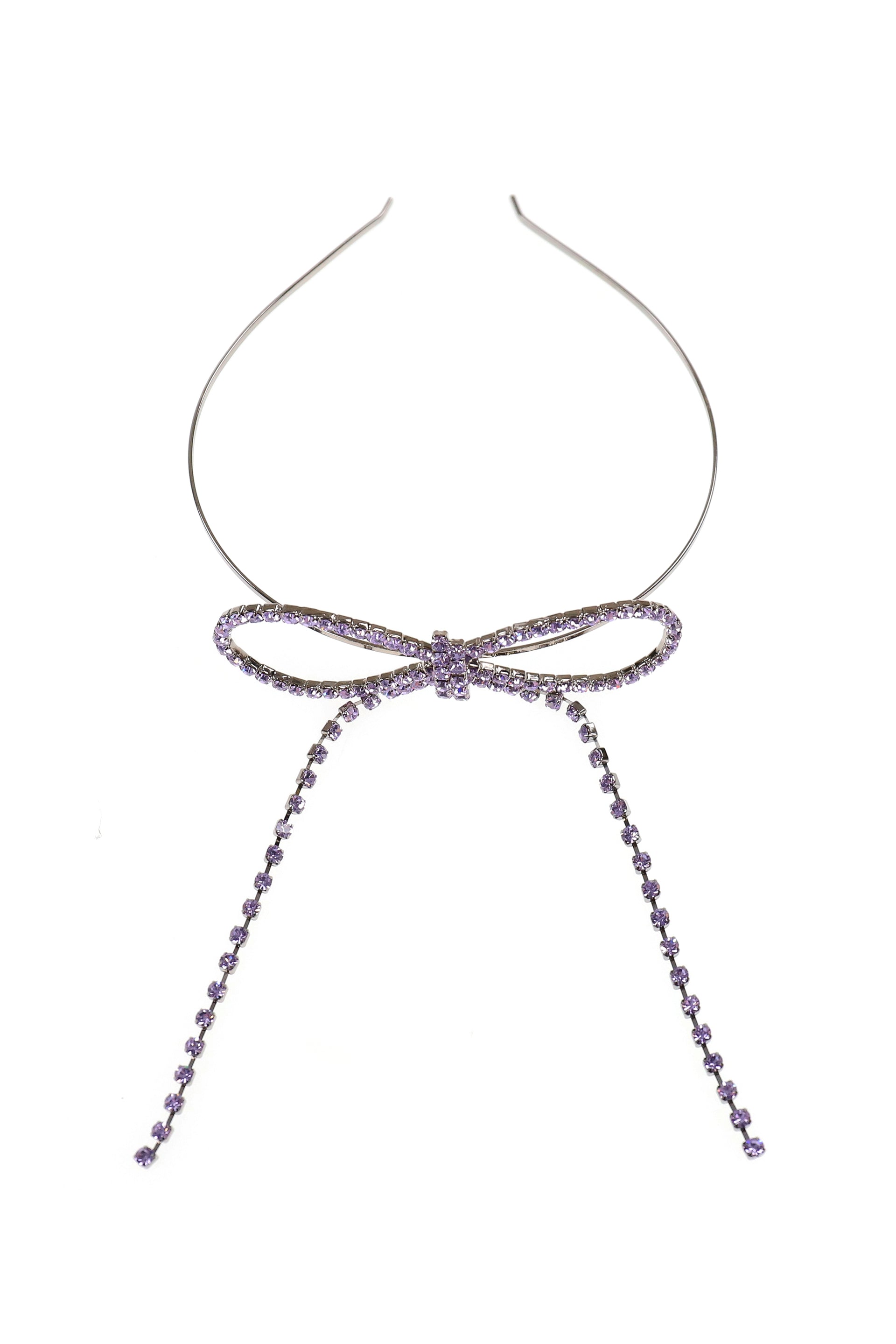 BIG RIBBON HAIRBAND / VIOLET
